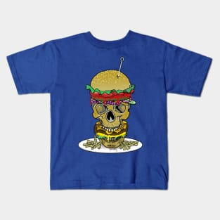 Skull Burger and Finger Fries Kids T-Shirt